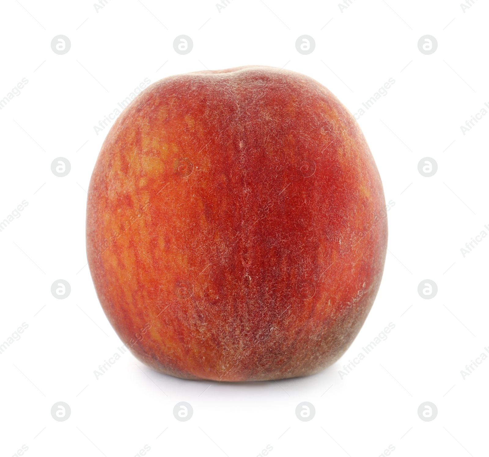 Photo of Fresh sweet peach on white background