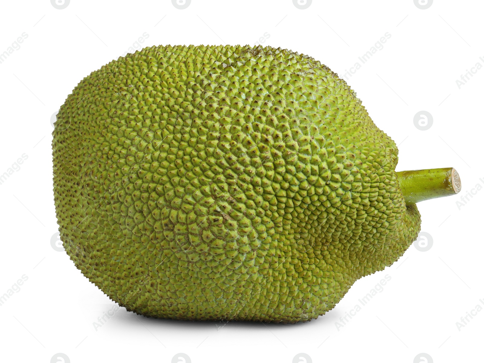 Photo of Delicious fresh exotic jackfruit isolated on white