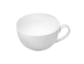 Ceramic cup isolated on white. Cooking utensil