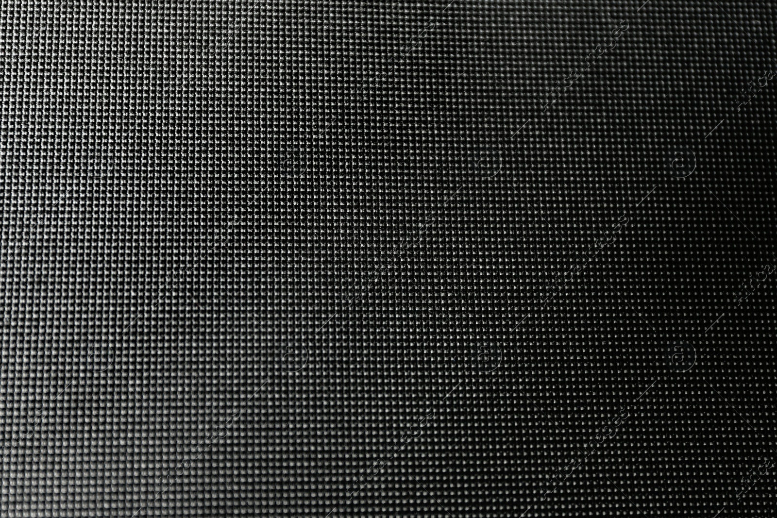 Photo of Textured grey fabric as background, closeup view