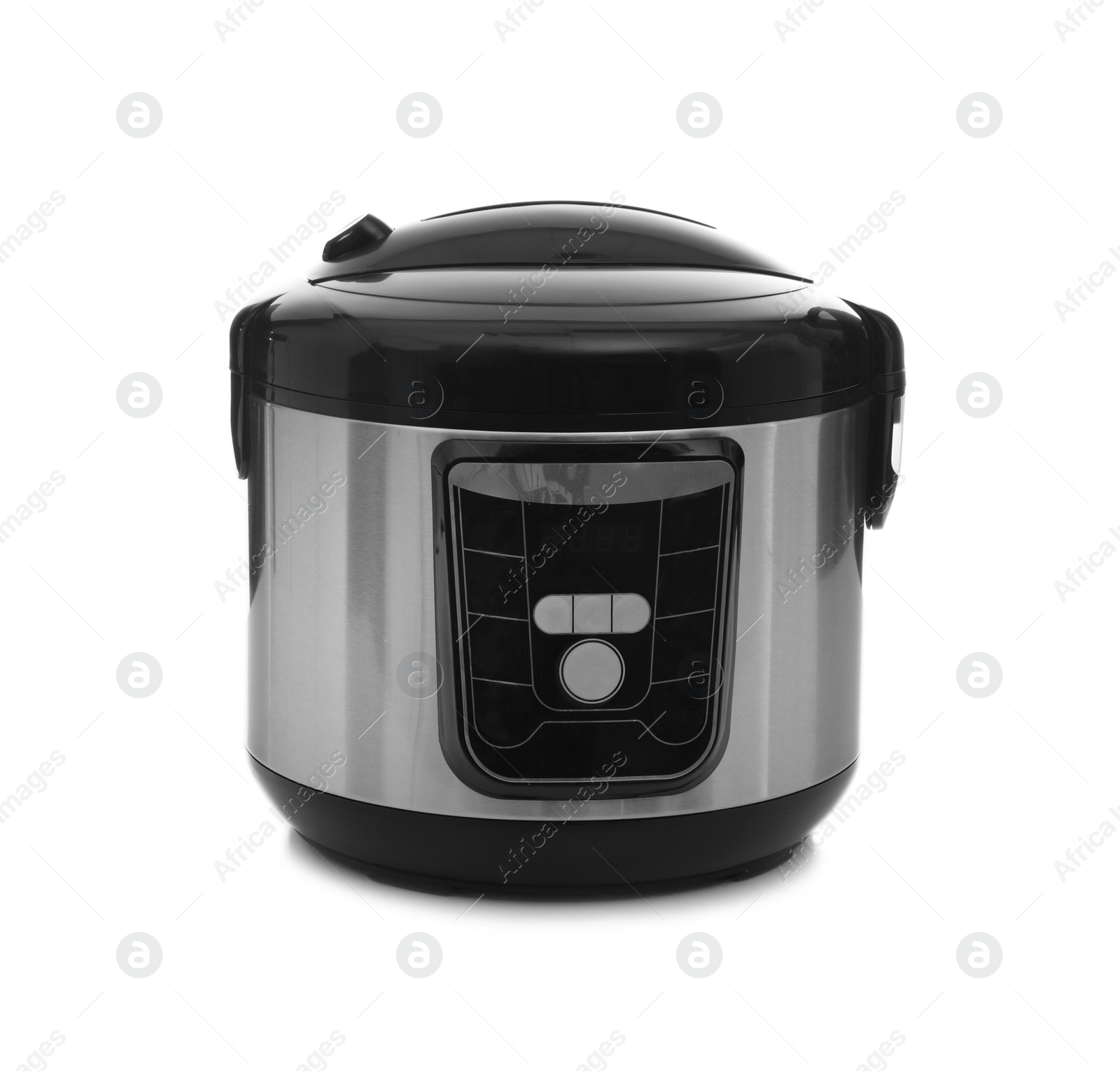 Photo of Modern electric multi cooker on white background