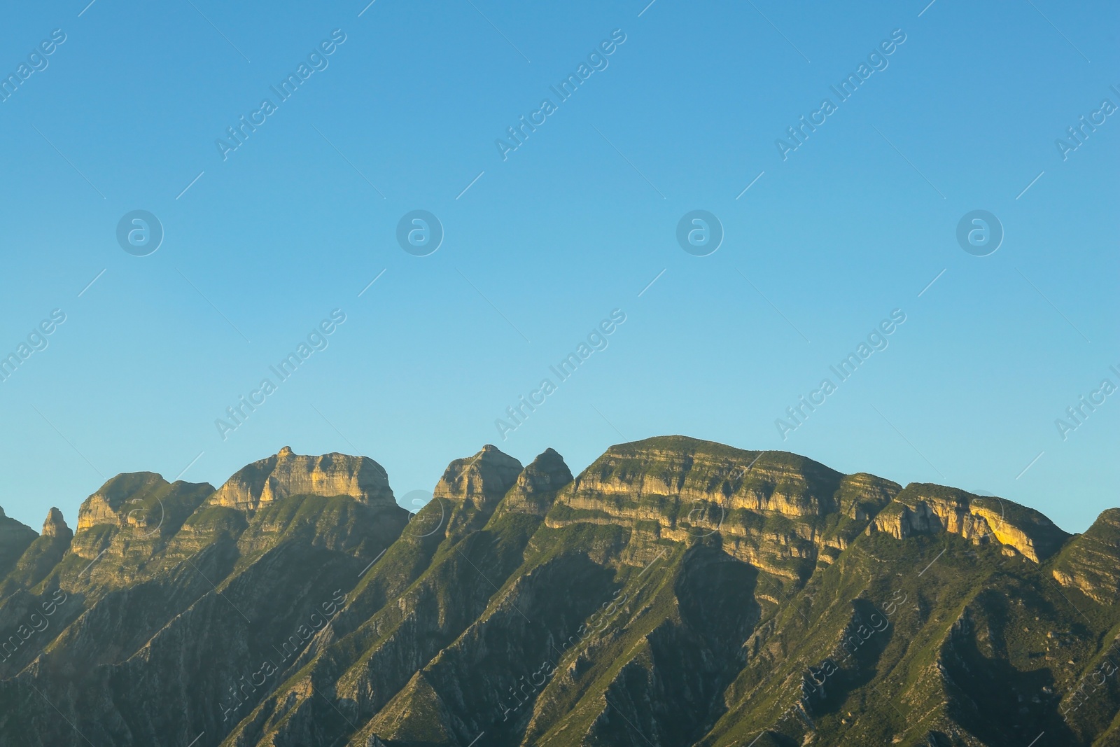 Photo of Picturesque view of beautiful mountain landscape on sunny day