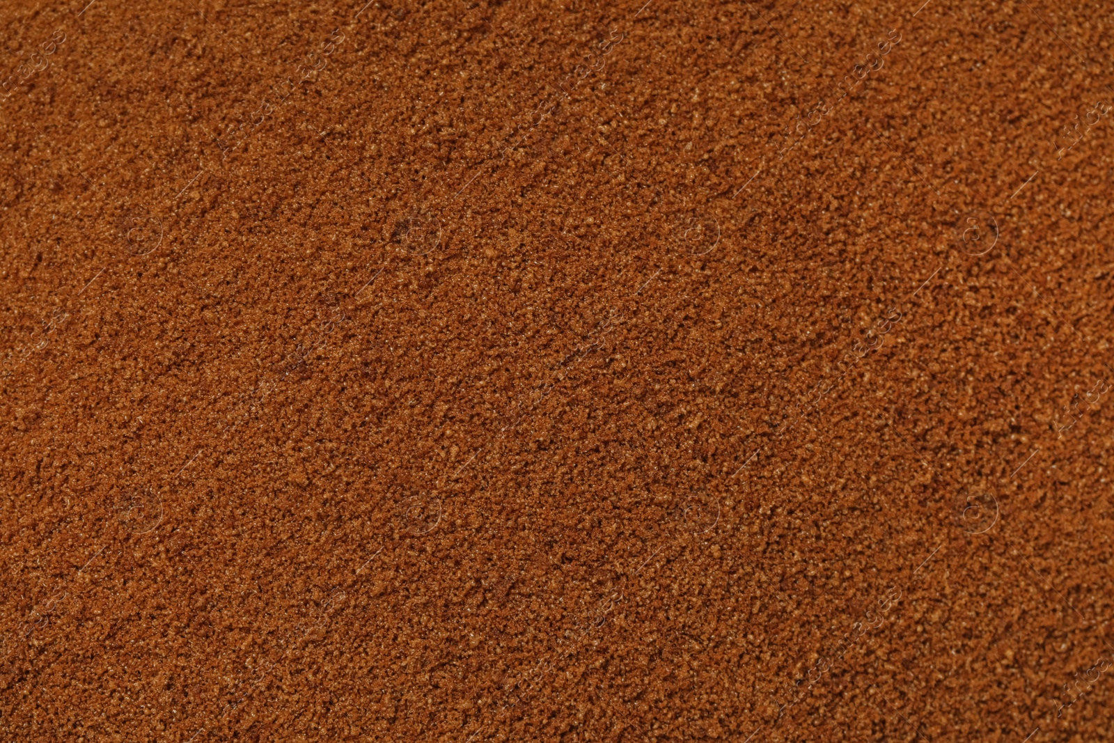 Photo of Pile of chicory powder as background, top view