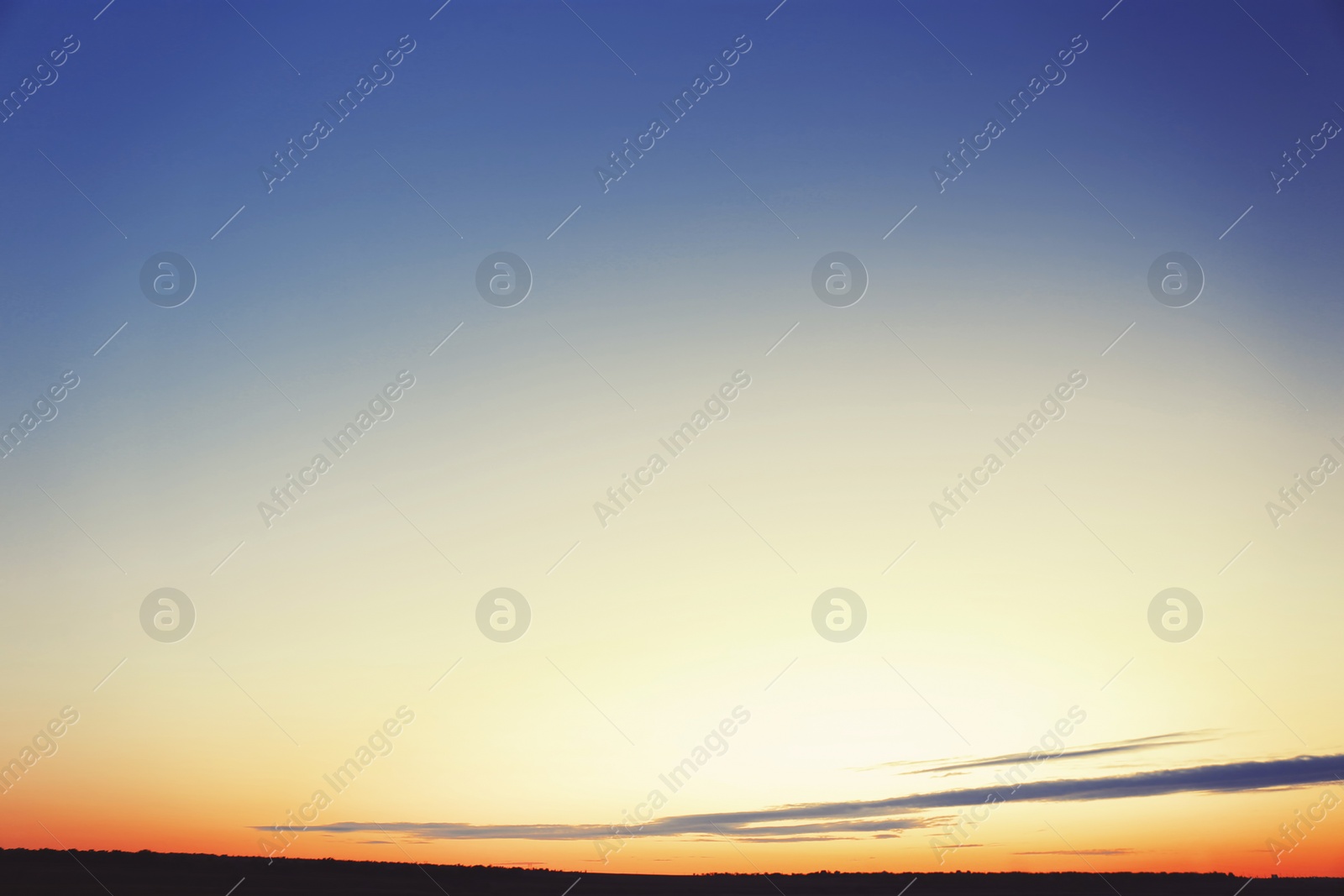 Photo of Picturesque view of beautiful sunrise. Morning sky