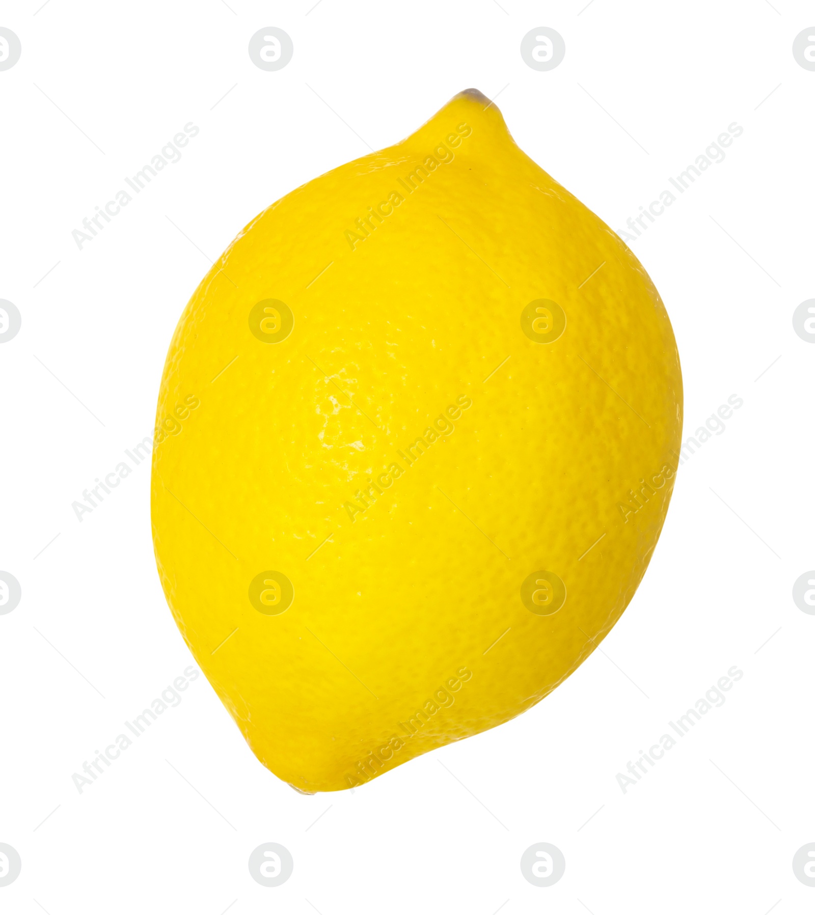 Photo of Fresh ripe whole lemon isolated on white