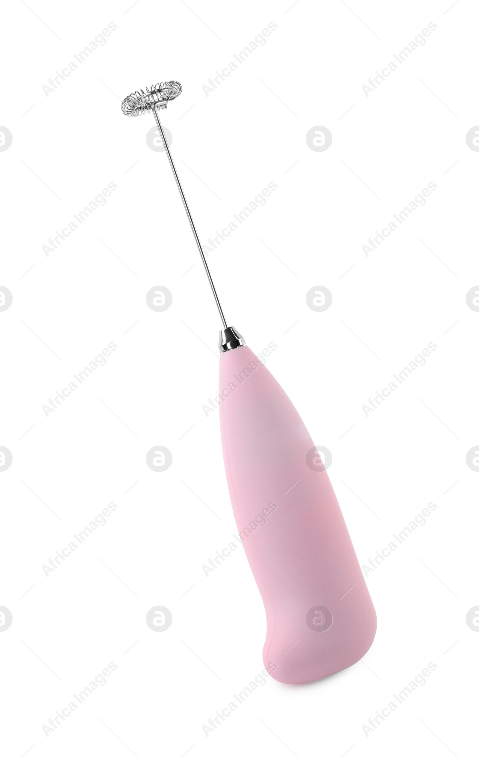 Photo of One milk frother wand isolated on white