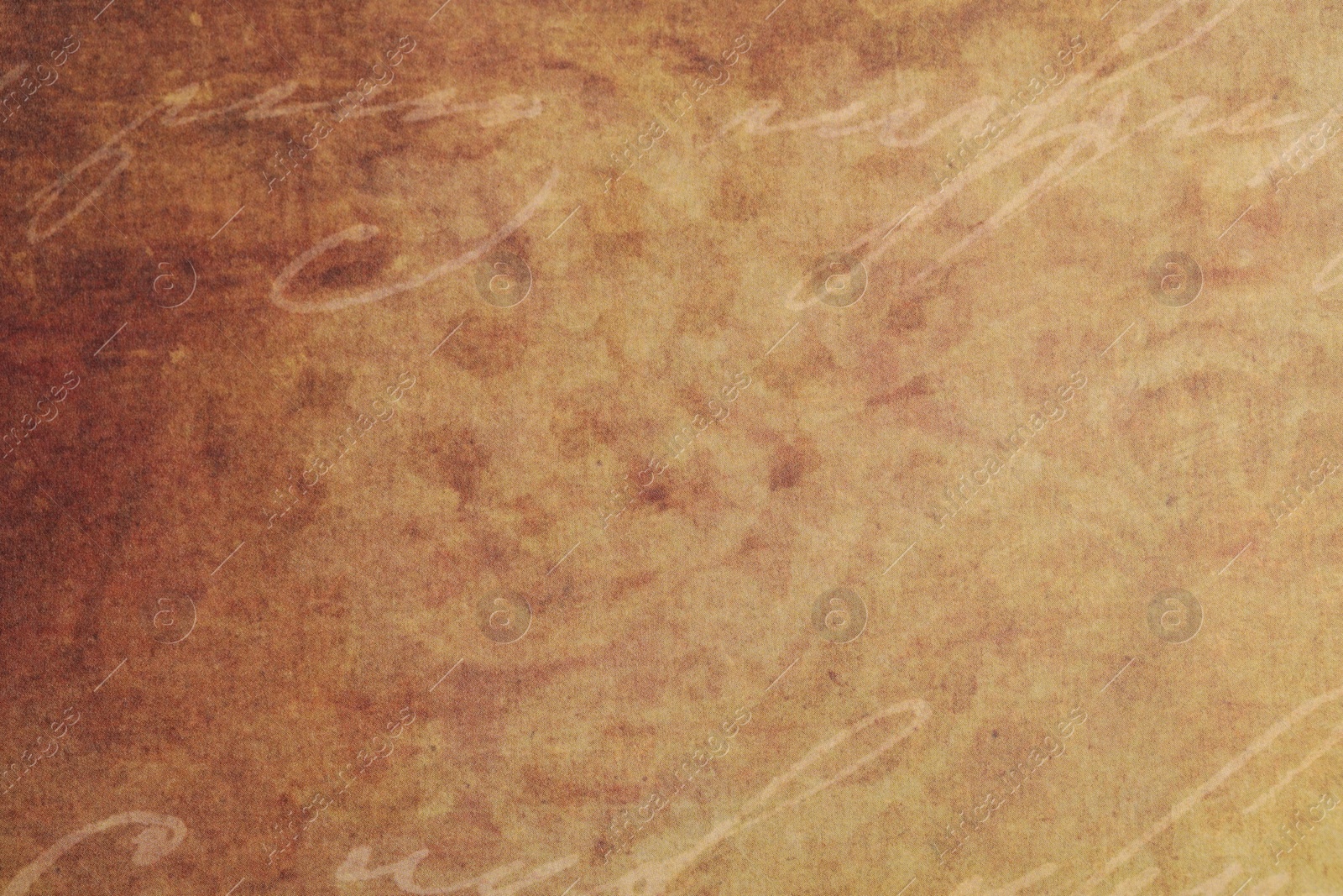 Photo of Texture of parchment paper as background, closeup