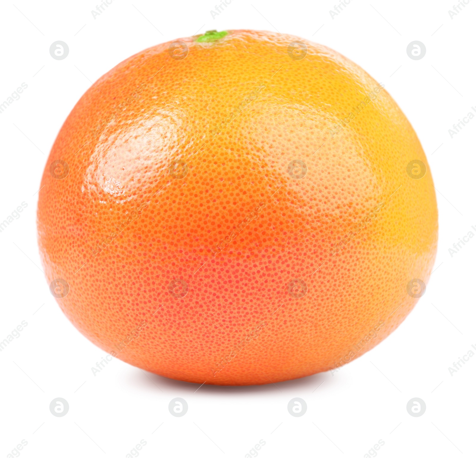 Photo of Fresh ripe grapefruit isolated on white. Citrus fruit