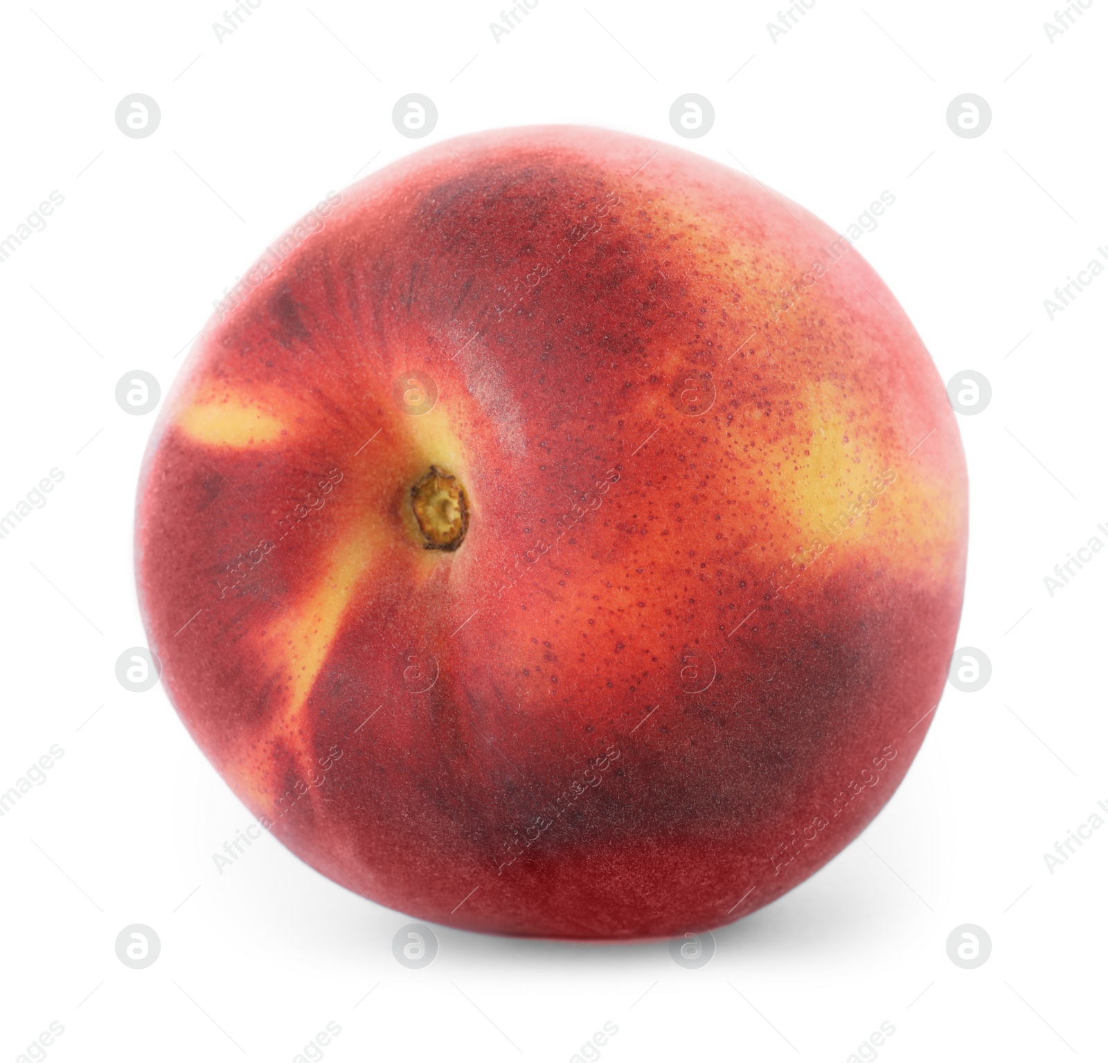 Photo of Delicious ripe sweet peach isolated on white