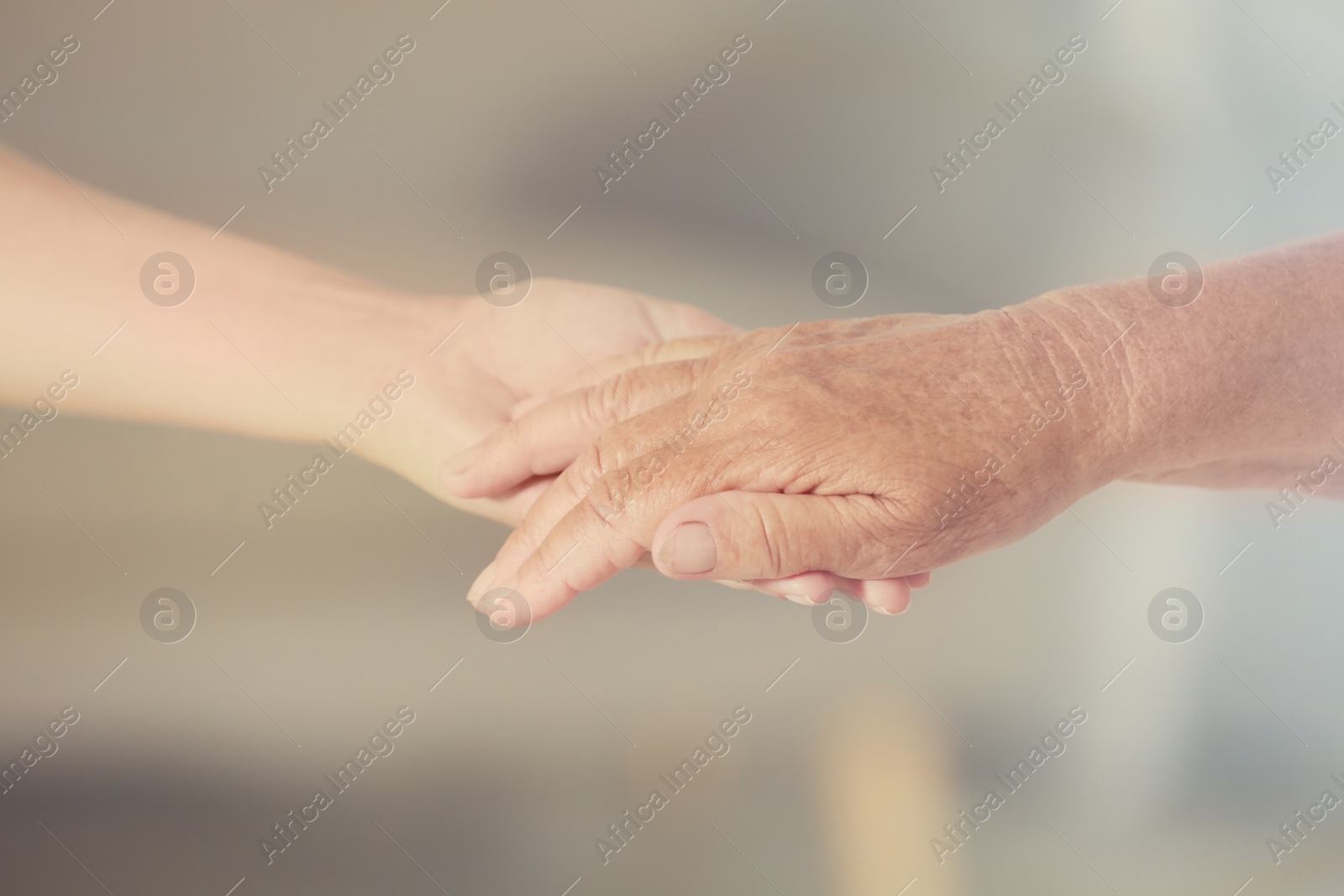 Photo of People, care and support. Giving helping hand concept