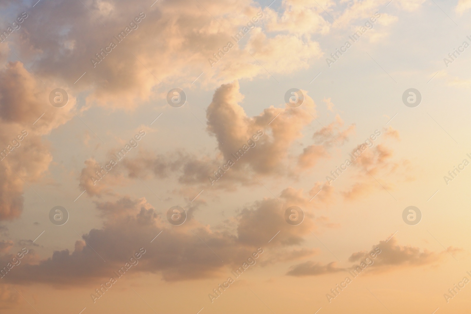 Photo of Beautiful light clouds in blue summer sky