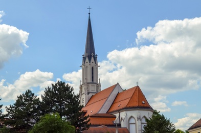 VIENNA, AUSTRIA - JUNE 19, 2018: Catholic parish church Maria Hietzing