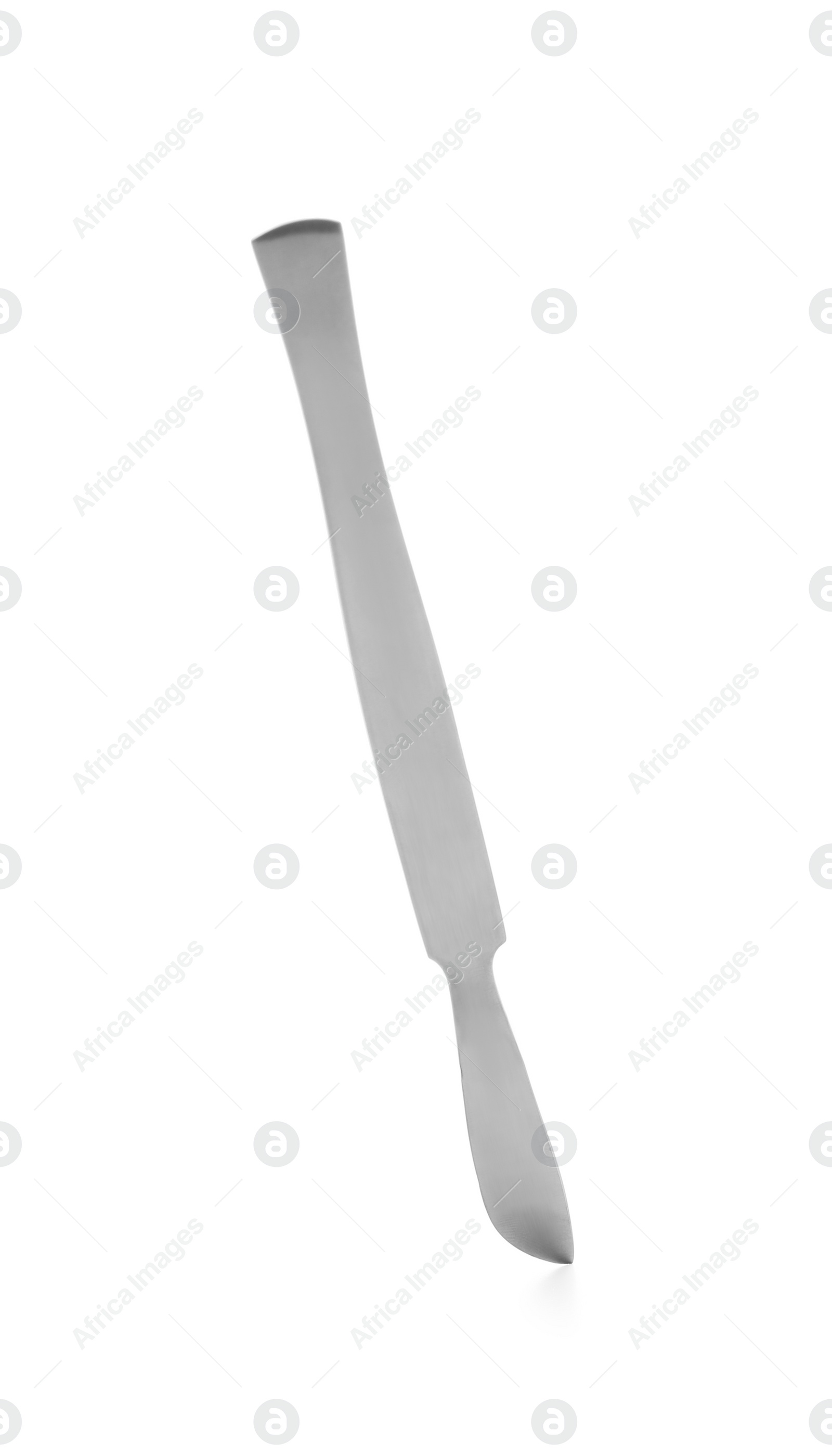 Photo of Surgical scalpel on white background. Medical instrument