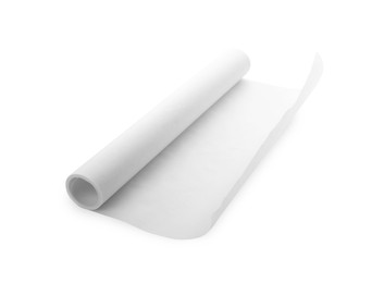 Photo of Roll of baking paper isolated on white