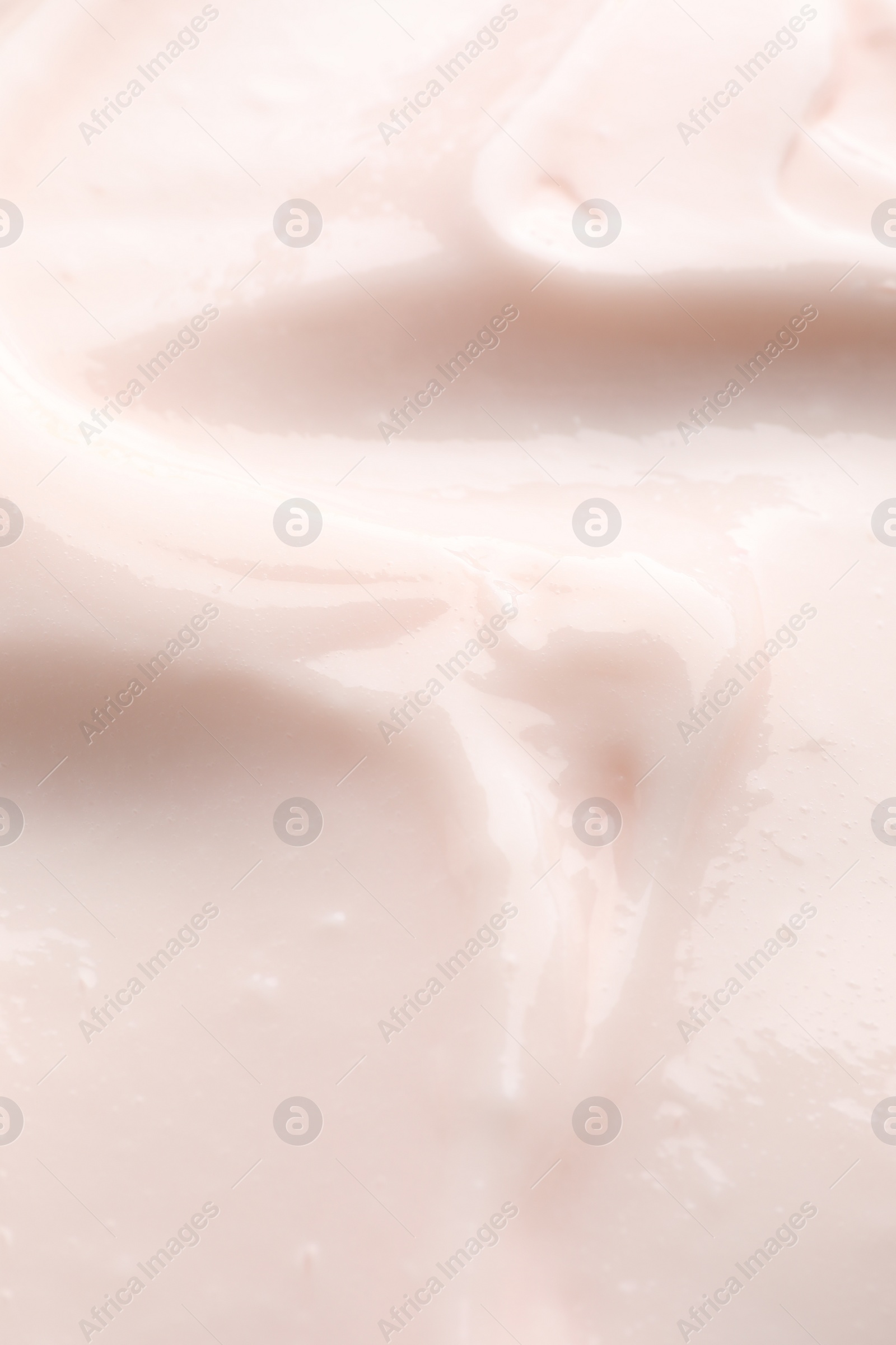 Photo of Texture of face cream as background, closeup view