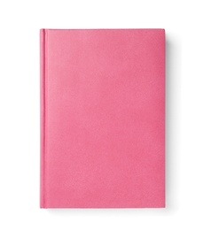 Colorful notebook on white background. School stationery