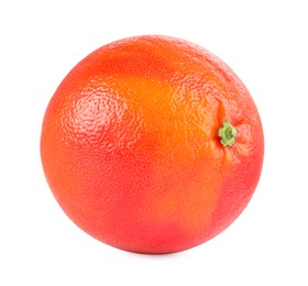 Photo of Fresh ripe grapefruit isolated on white. Citrus fruit