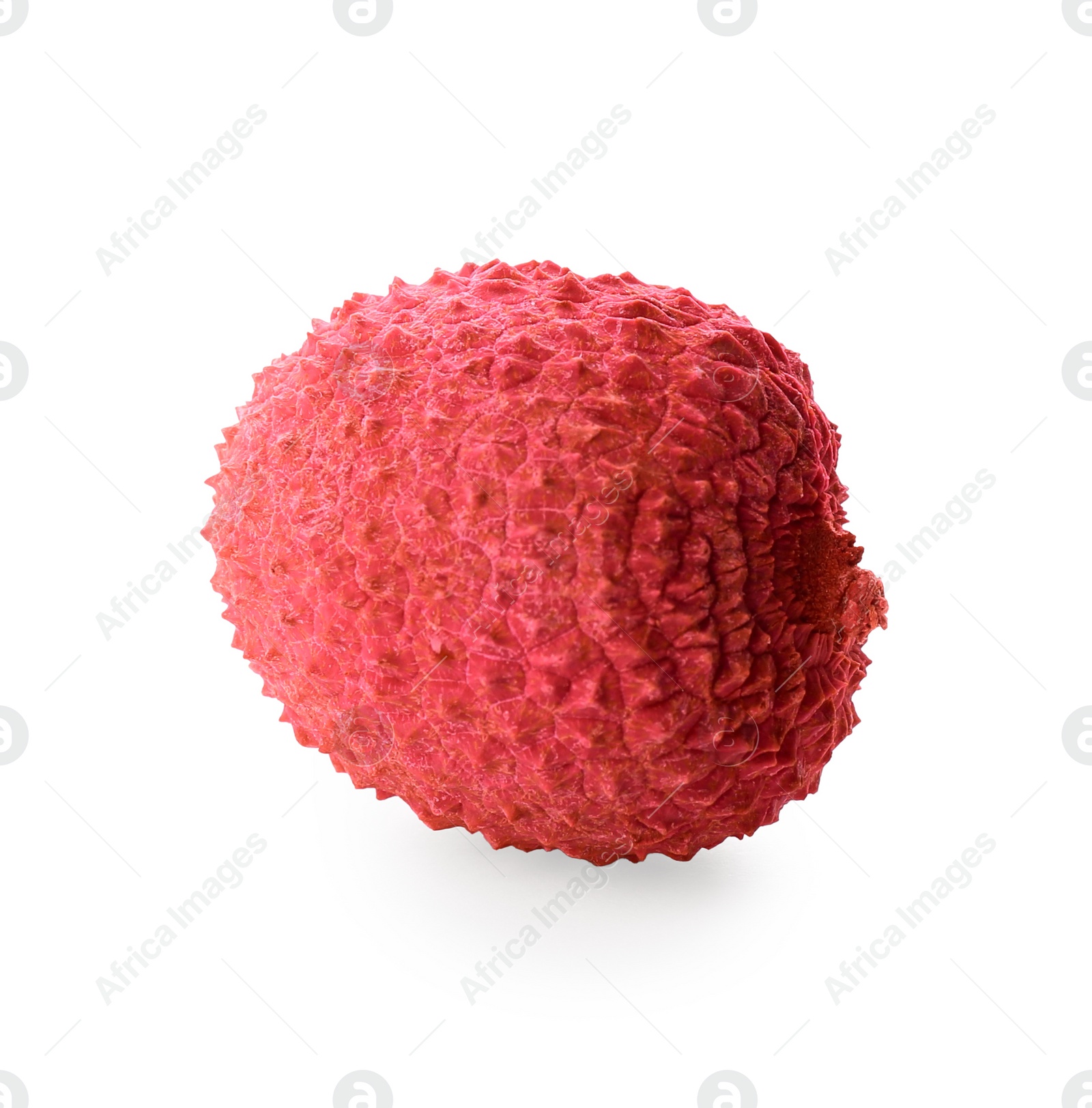 Photo of Whole ripe lychee fruit isolated on white