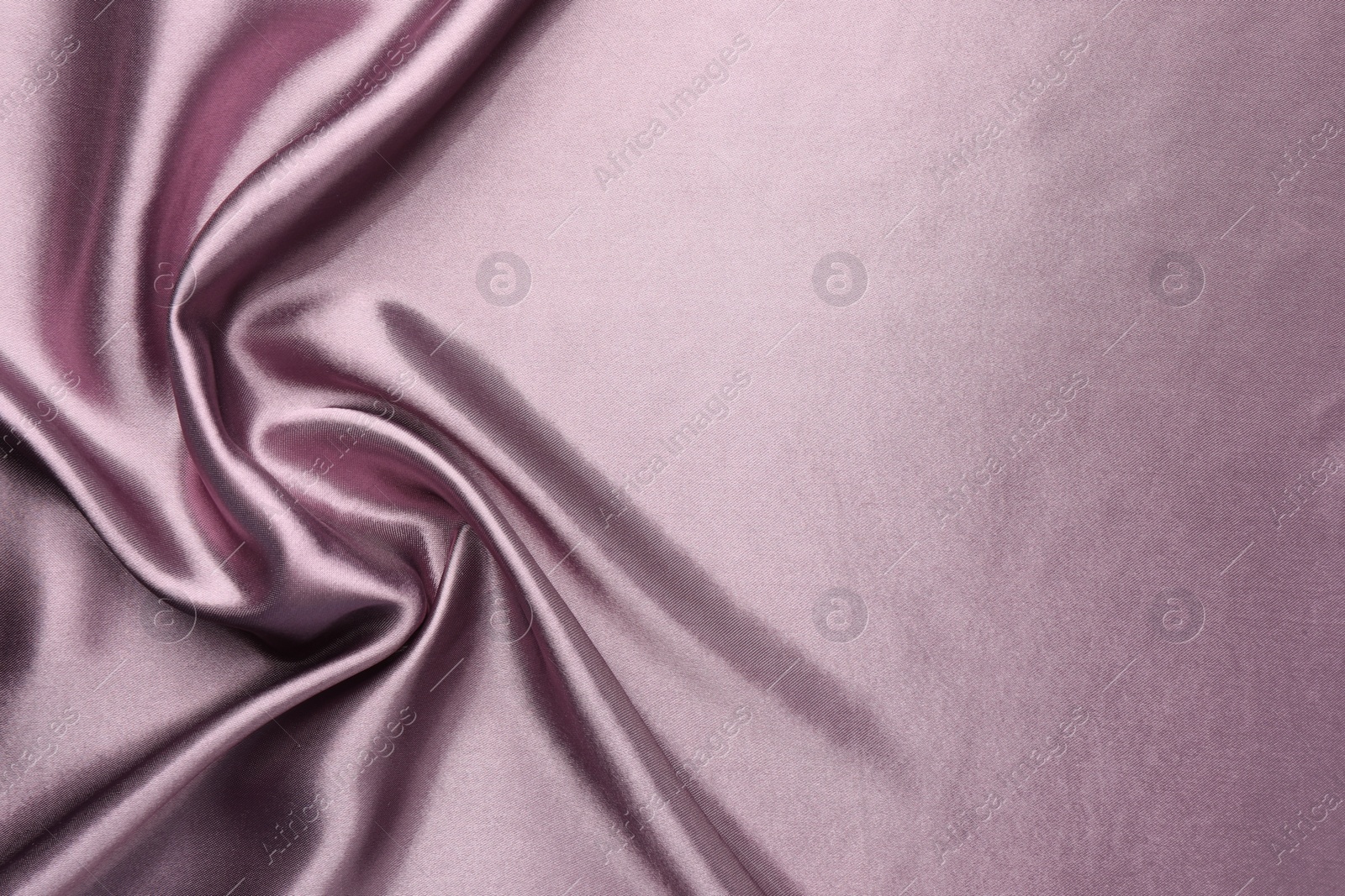 Photo of Texture of beautiful silk fabric as background, closeup