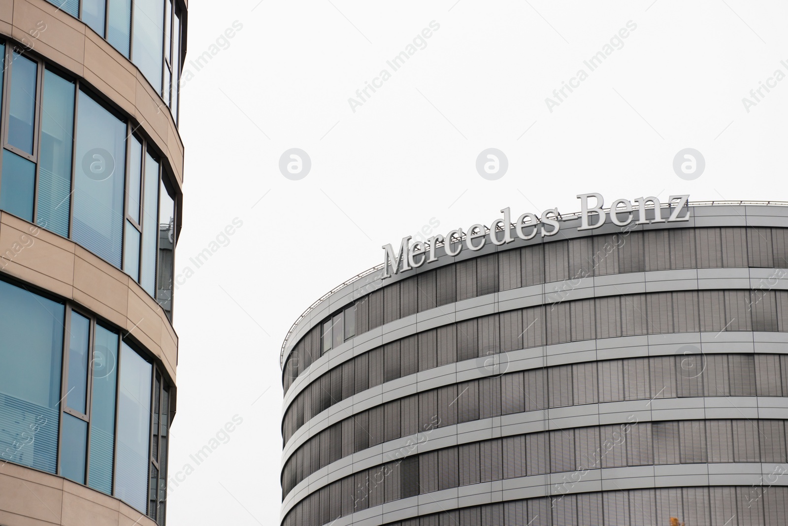 Photo of Warsaw, Poland - September 10, 2022: Beautiful modern Mercedes Benz office