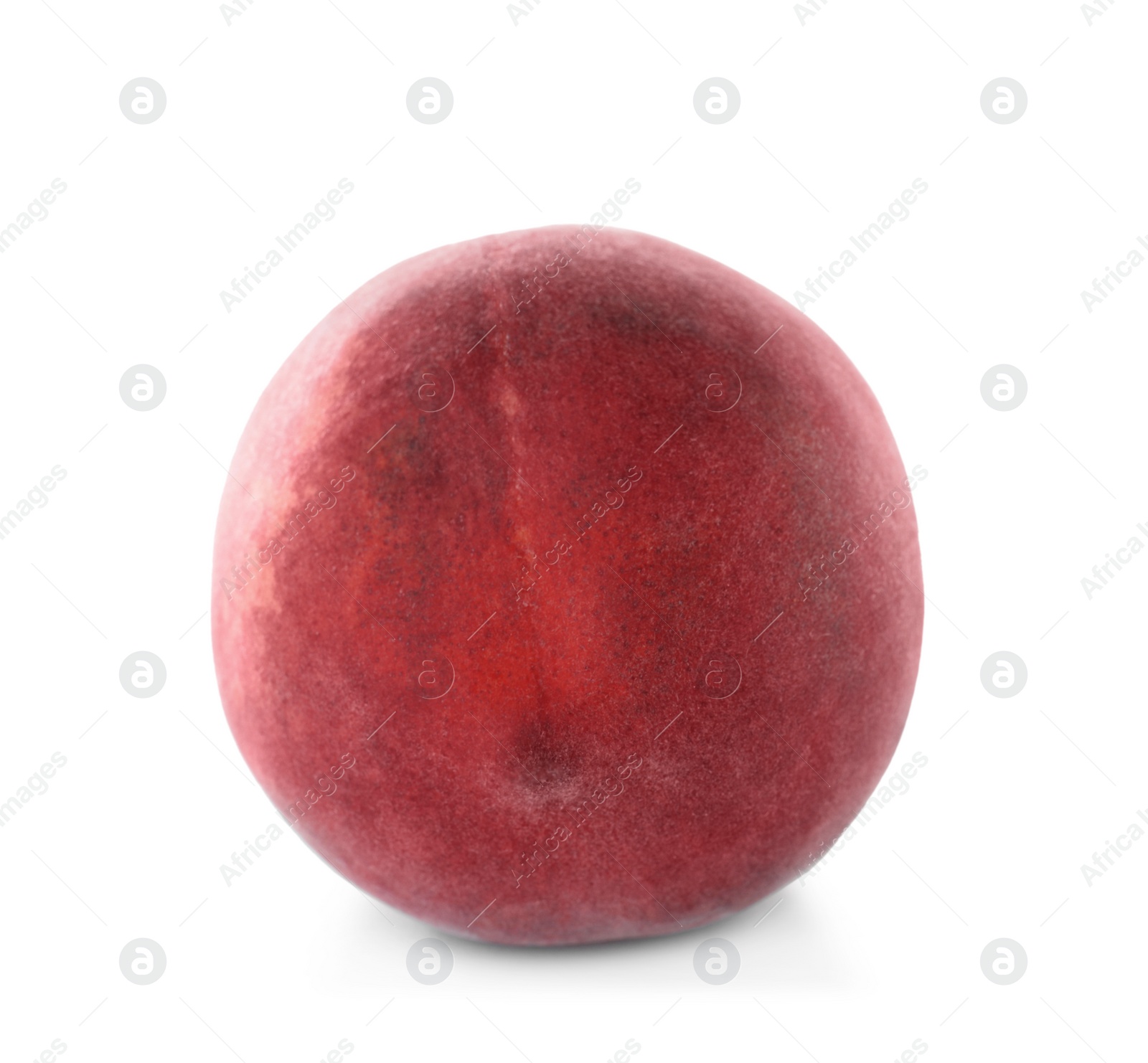 Photo of Delicious ripe sweet peach isolated on white