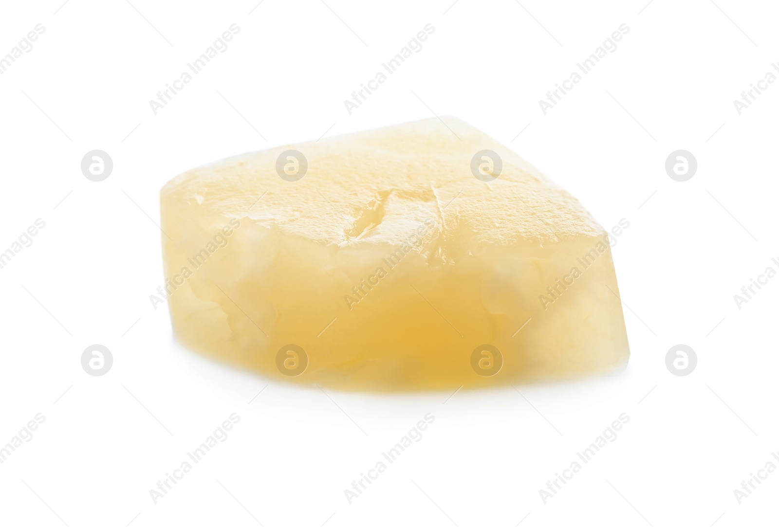 Photo of Piece of canned pineapple isolated on white