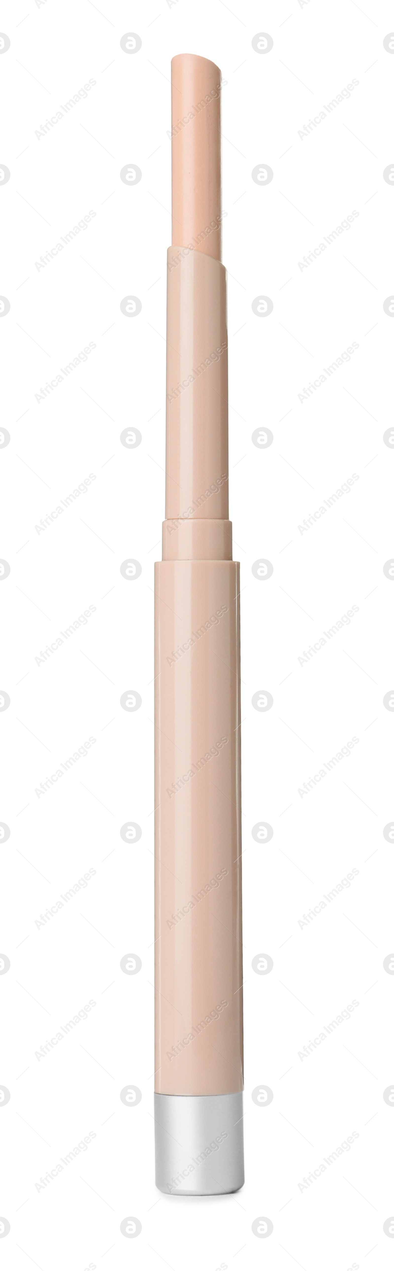 Photo of Tube of concealer isolated on white. Makeup product