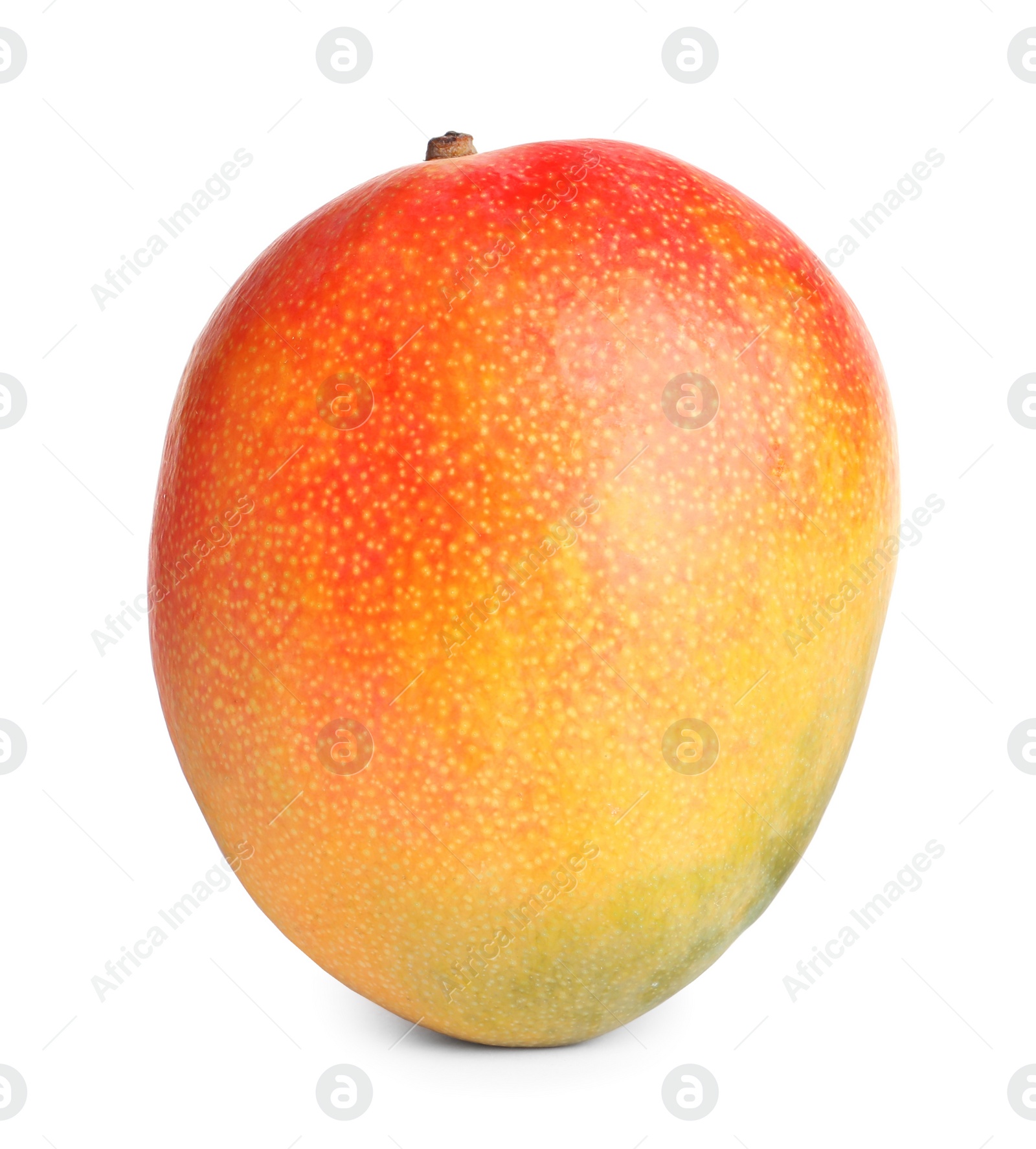 Photo of Delicious ripe juicy mango isolated on white