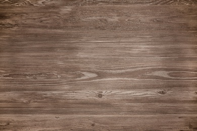 Photo of Surface of natural wood as background, top view