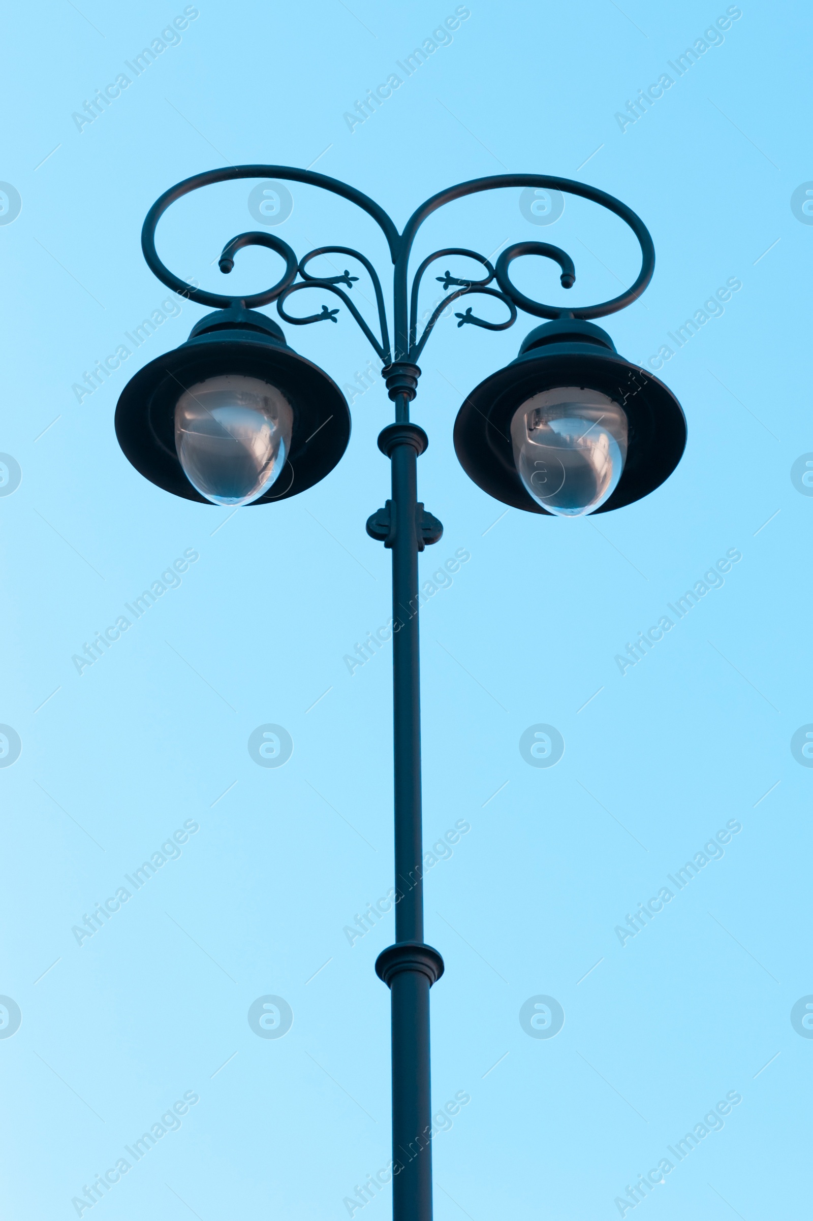 Photo of Beautiful street lamp outdoors on sunny day