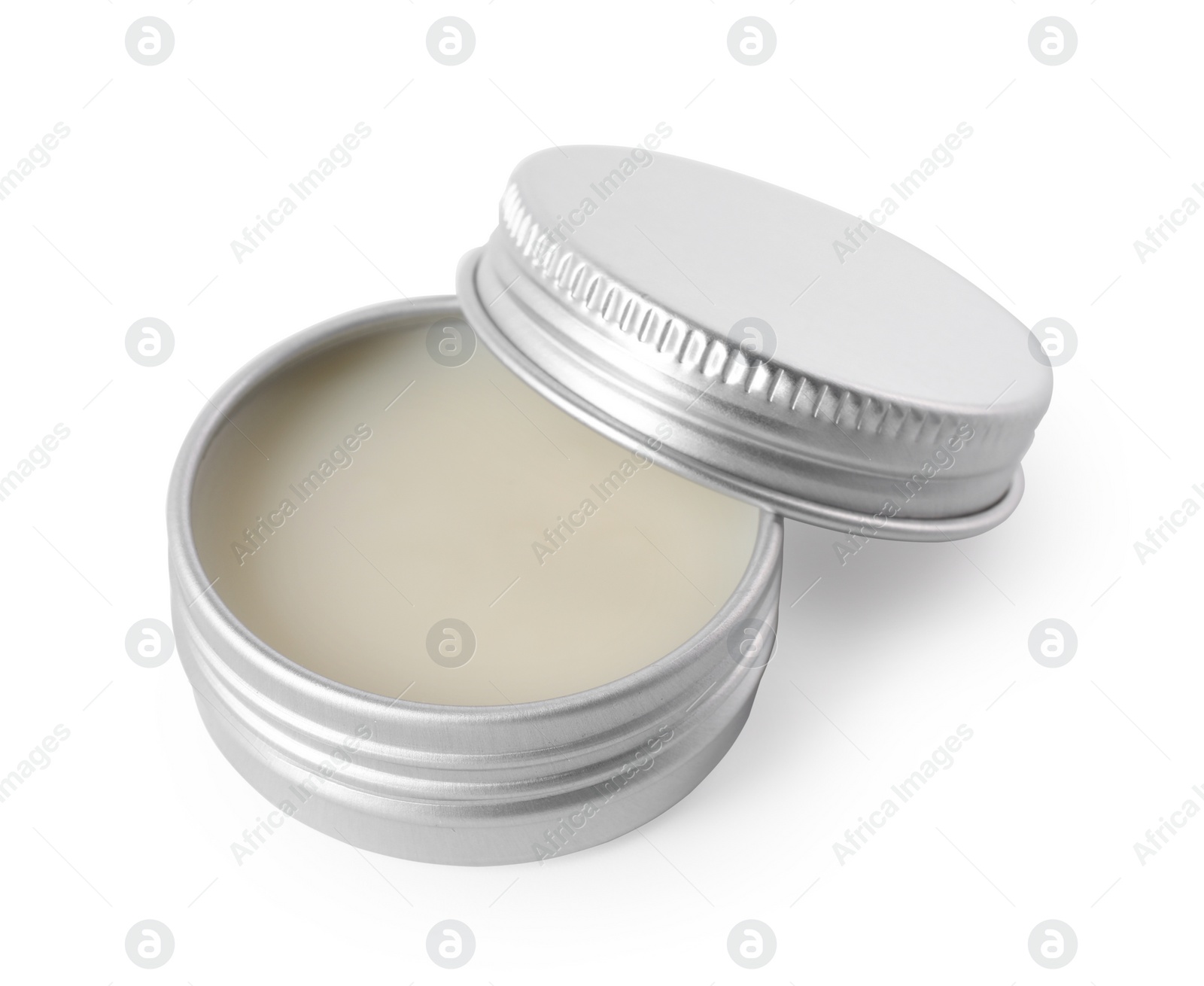 Photo of One lip balm isolated on white. Cosmetic product