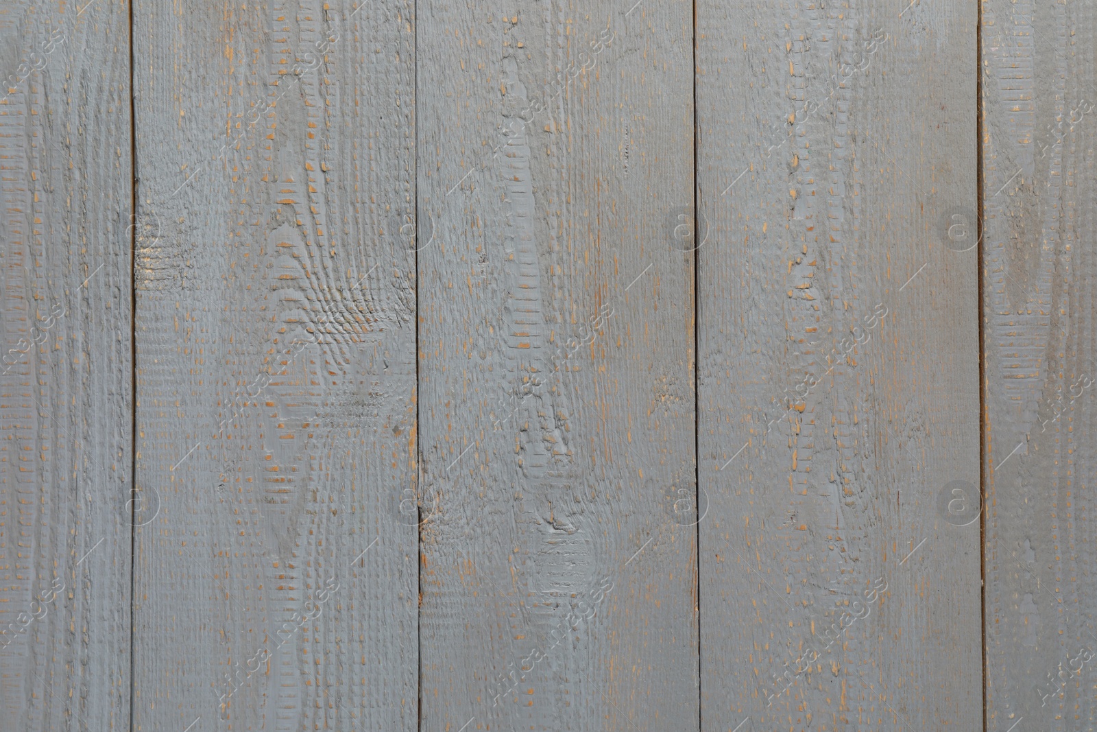 Photo of Texture of grey wooden surface as background, top view