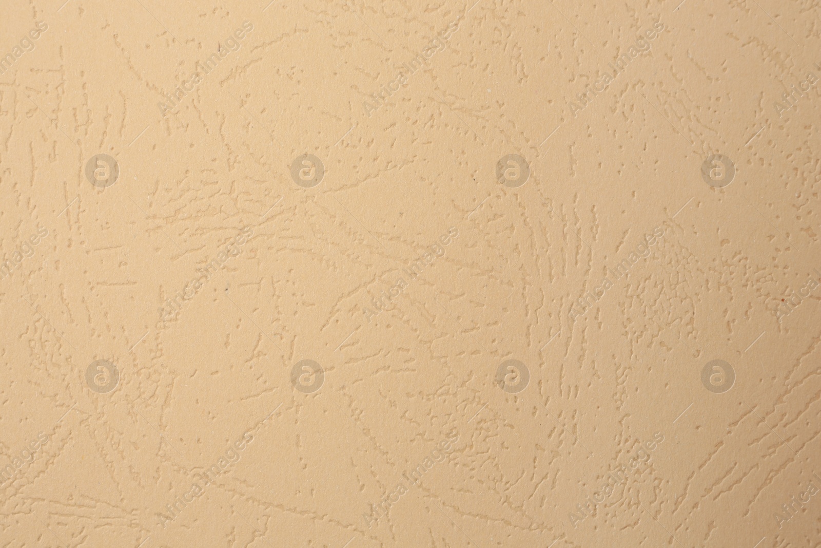 Photo of Sheet of beige paper as background, top view