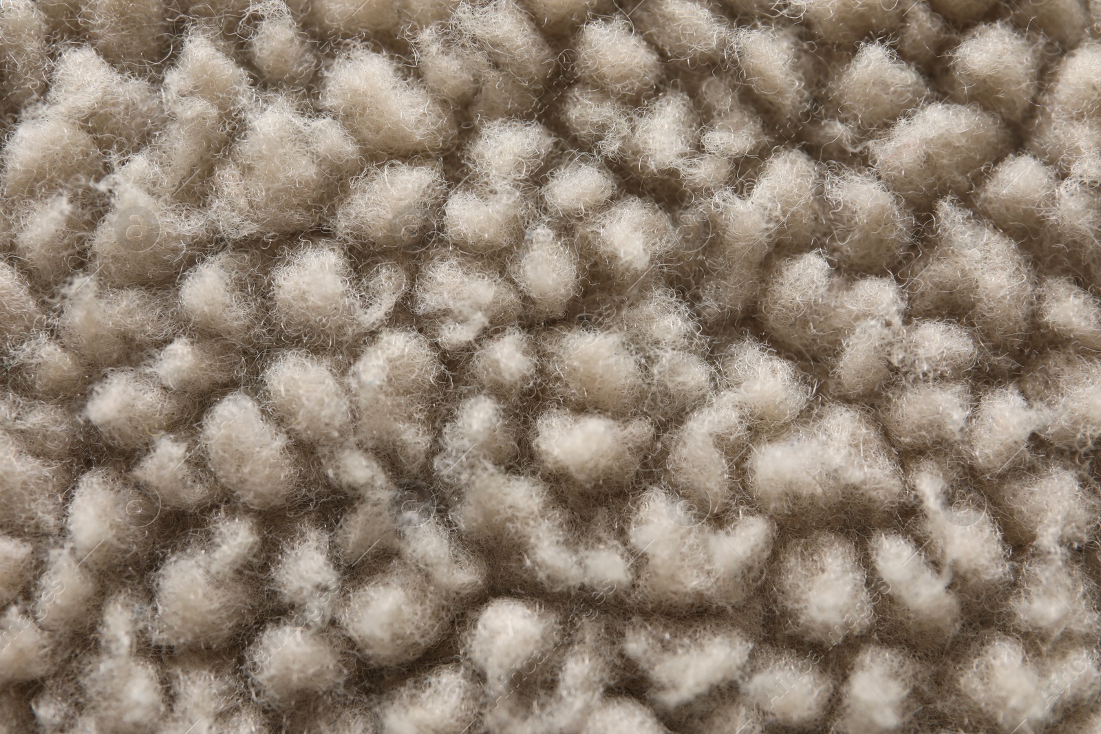 Photo of Texture of faux fur as background, top view