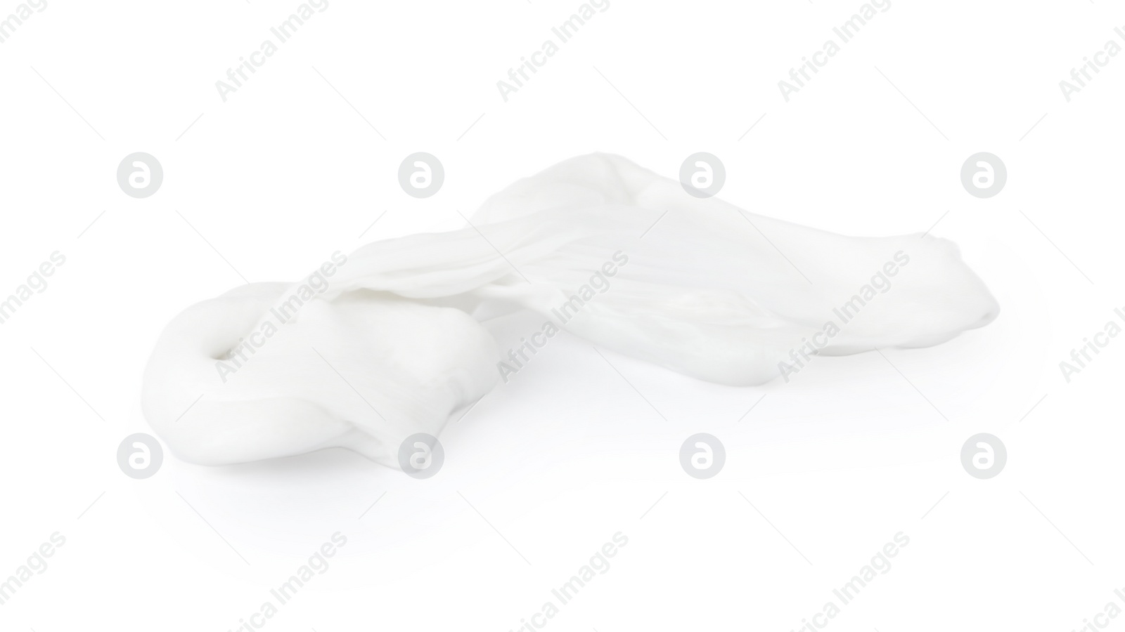 Photo of One used chewing gum on white background