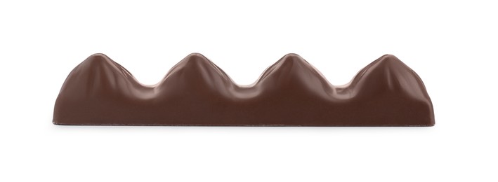 Sweet tasty chocolate bar isolated on white