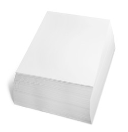 Photo of Stack of paper sheets isolated on white