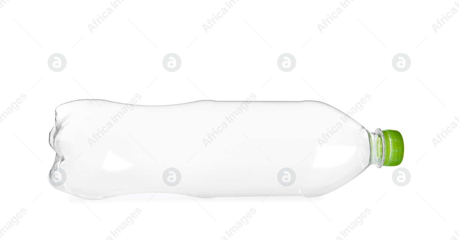 Photo of Empty disposable plastic bottle isolated on white