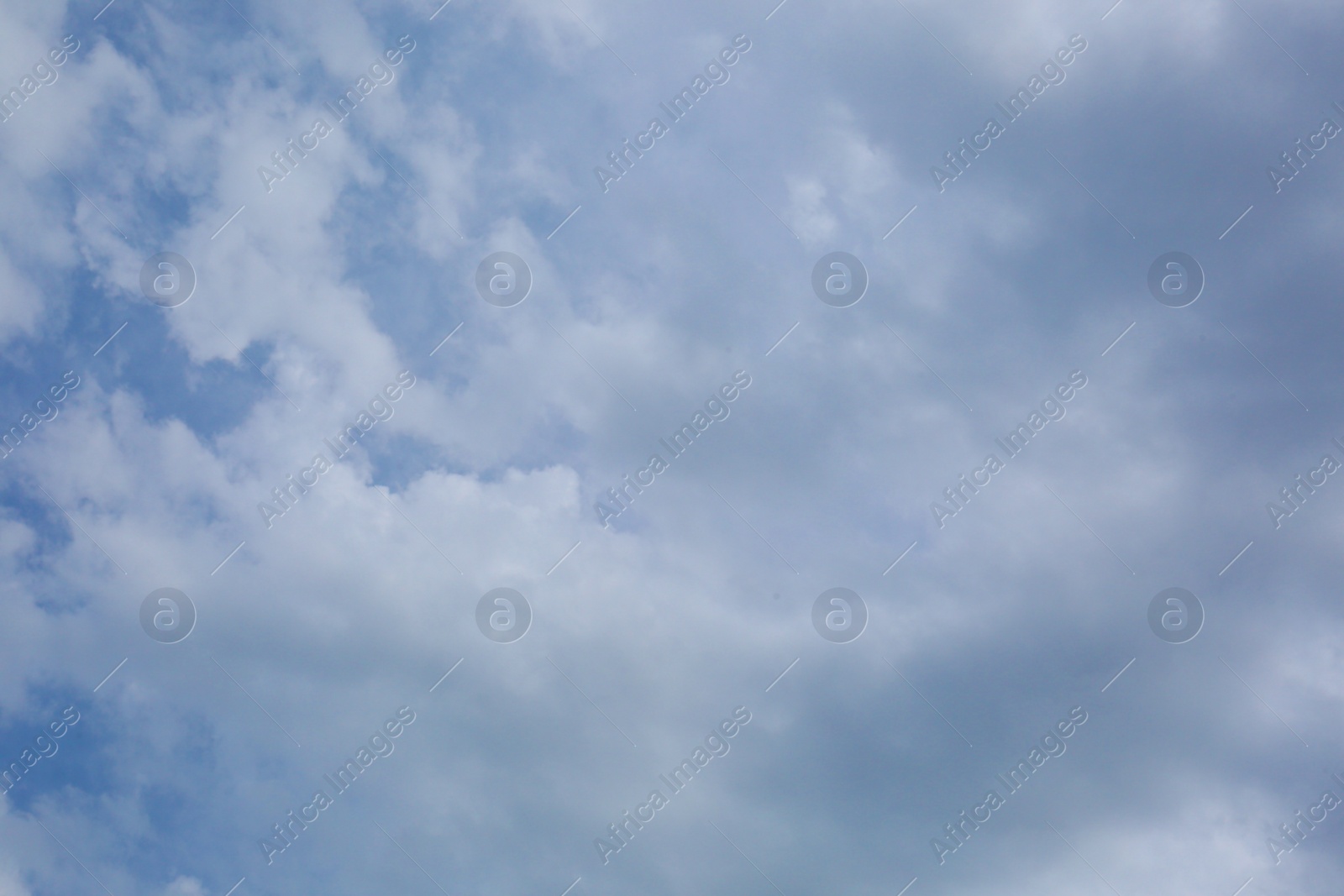 Photo of Beautiful blue sky covered with clouds as background