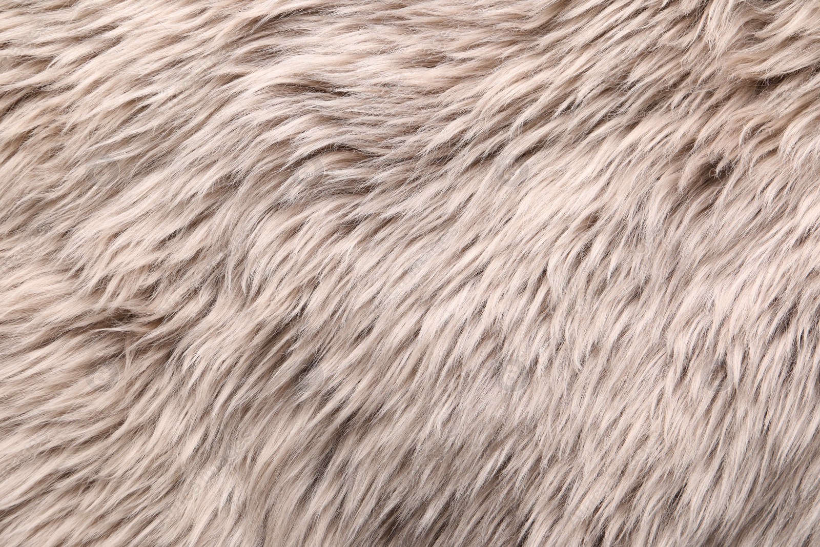 Photo of Texture of faux fur as background, closeup