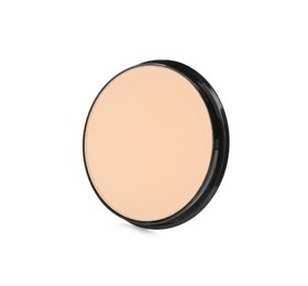 Face powder isolated on white. Makeup product