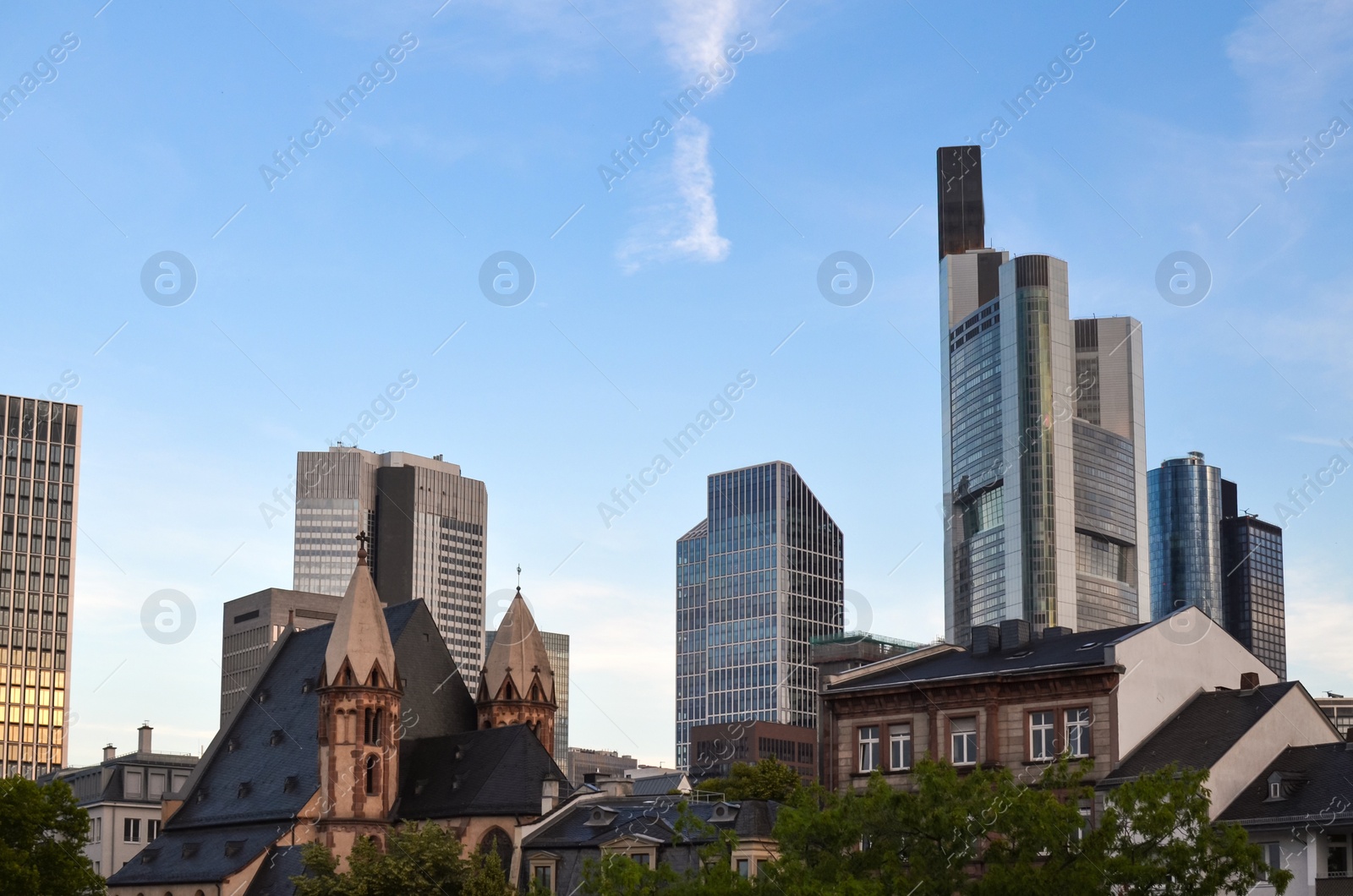 Photo of Beautiful view of city buildings outdoors on sunny day