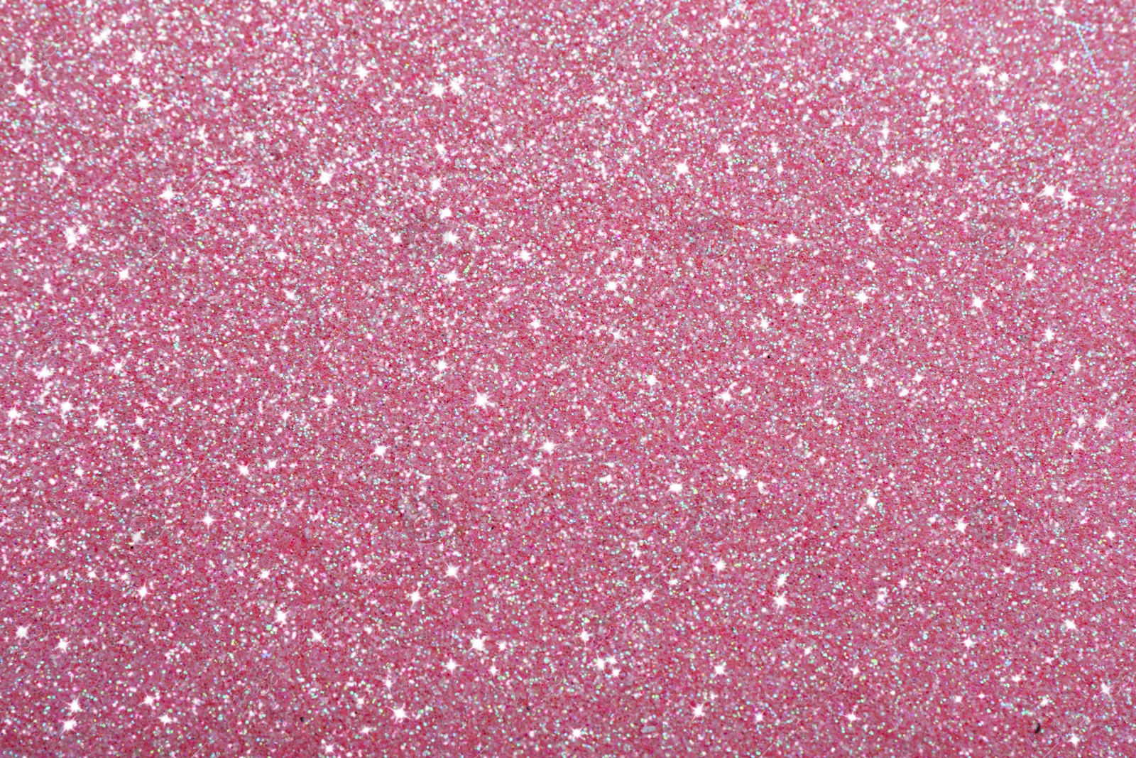 Image of Beautiful shiny pink glitter as background, closeup