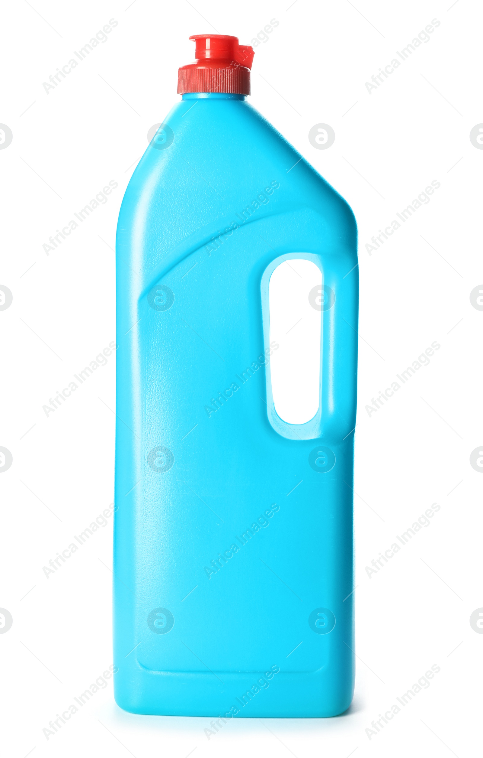 Photo of Cleaning product for dish washing on white background