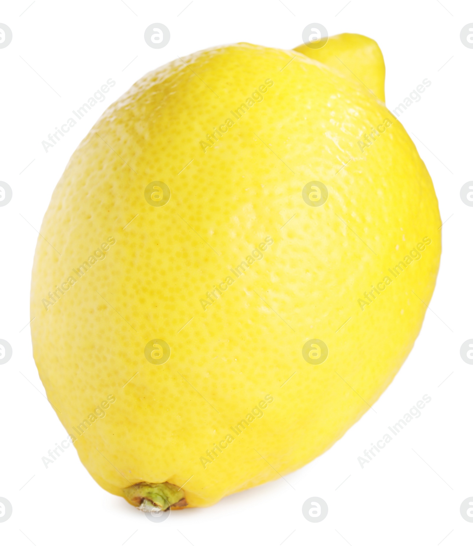 Photo of Fresh lemon isolated on white. Citrus fruit