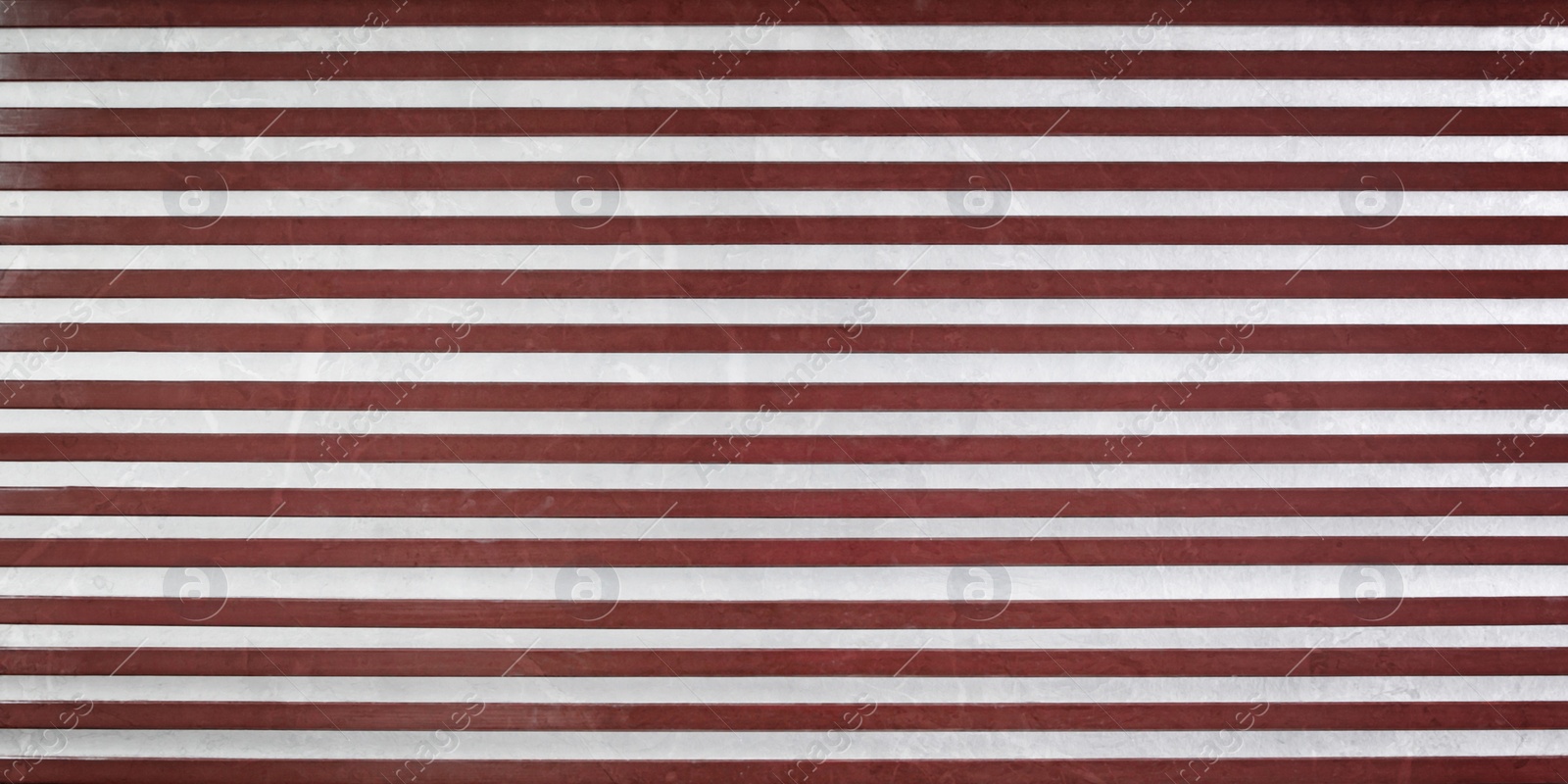 Image of Wall paper design. Red and white wooden planks as background