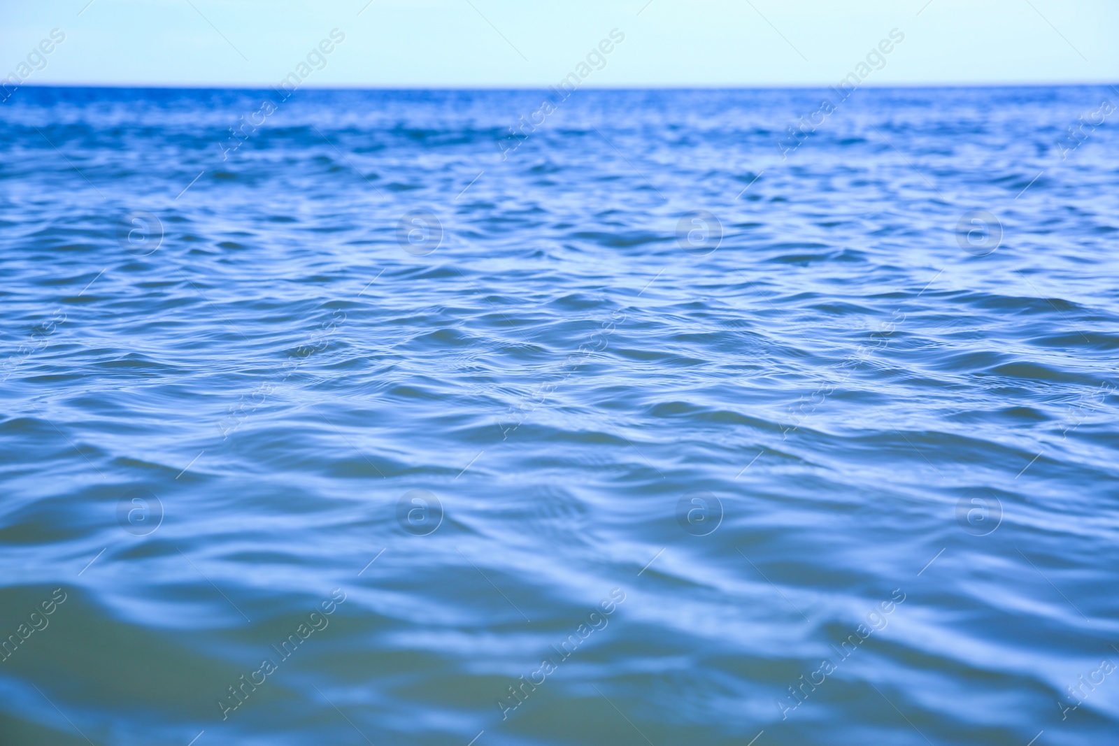 Photo of Picturesque view of beautiful sea water and blue sky