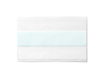 Photo of Medical sticking plaster isolated on white. First aid item