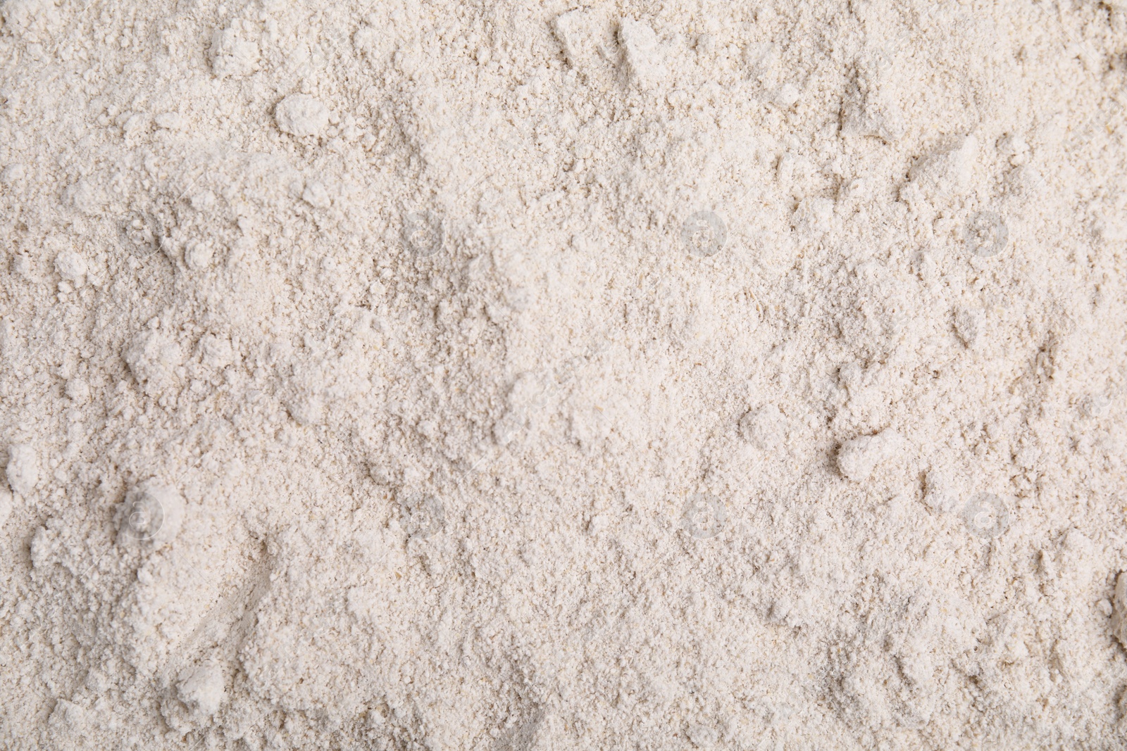 Photo of Pile of oat flour as background, top view