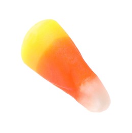 Delicious bright candy on white background. Halloween sweets